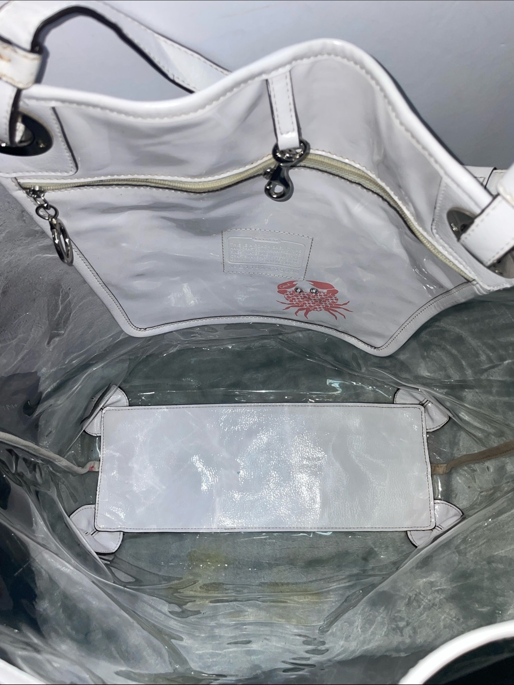Coach Beach Vinyl Tote - Picture 11 of 16